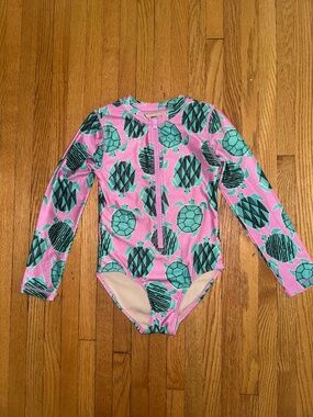 Tea collection- Turtle one piece bathing suit- size 6